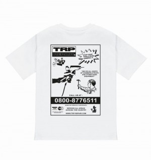 Camiseta Trapstar Don’t Jam Tee Hombre Blancos | Mexico-41659