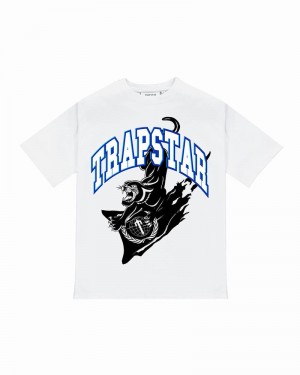 Camiseta Trapstar Global Takeover Tee Hombre Blancos | Mexico-65412