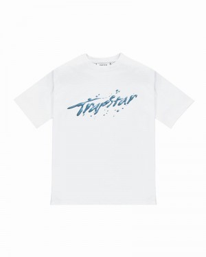 Camiseta Trapstar H2O Tee Hombre Blancos | Mexico-61945