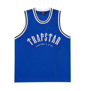 Camiseta Trapstar Irongate Arch Basketball Vest Hombre Azules | Mexico-18672