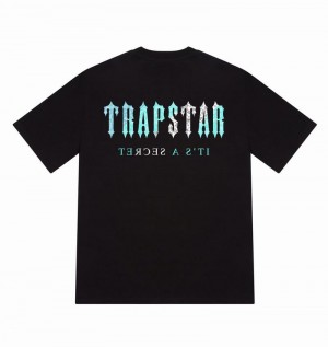 Camiseta Trapstar Irongate Paisley Tee Hombre Negros Turquesa | Mexico-29837