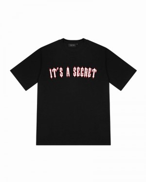 Camiseta Trapstar It's a Secret Tee 2.0 Hombre Negros Rojos | Mexico-98217