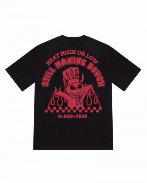 Camiseta Trapstar Makin' Dough Tee Hombre Negros Rojos | Mexico-70193