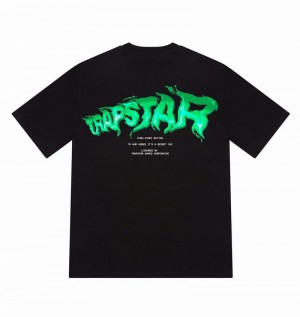 Camiseta Trapstar Press Start Tee Hombre Negros | Mexico-50143