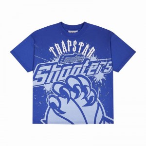 Camiseta Trapstar Shooters Claw 2.0 Hombre Azules | Mexico-17358