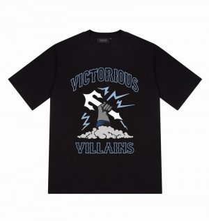 Camiseta Trapstar Victorious Villains Tee Hombre Negros | Mexico-06579