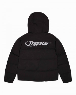 Chamarras Trapstar Hyperdrive Technical Puffer Hombre Negros | Mexico-93251