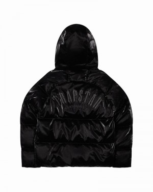 Chamarras Trapstar Irongate Arch Puffer AW23 Hombre Negros | Mexico-81950