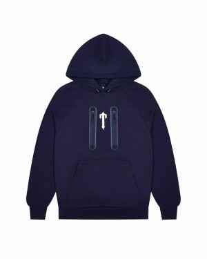 Chandals Trapstar Irongate T Trap Fleece Hoodie Hombre Azul Marino | Mexico-30987