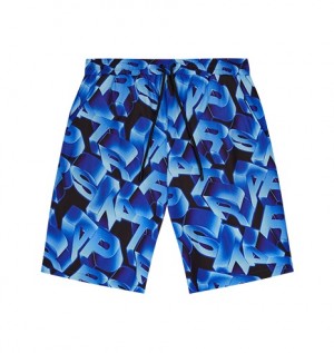 Conjuntos Trapstar 3D Swimming Shorts Hombre Azules | Mexico-59410