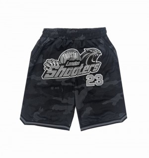 Conjuntos Trapstar *PRE ORDER* Shooters SS23 Basketball Shorts Hombre Negros Camuflados | Mexico-10976