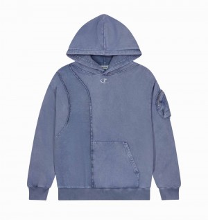 Sudadera con Capucha Trapstar Construct Hombre Azules | Mexico-72045