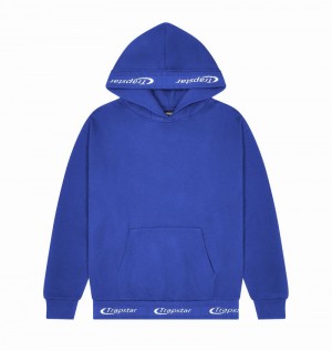 Sudadera con Capucha Trapstar Hyperdrive Rib Hombre Azules | Mexico-34897