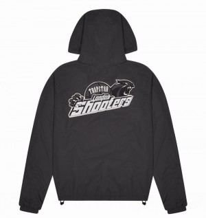 Sudadera con Capucha Trapstar Shooters Windbreaker Hombre Negros | Mexico-72034