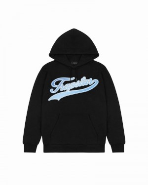 Sudadera con Capucha Trapstar Strikeout Hombre Negros Azules | Mexico-45318