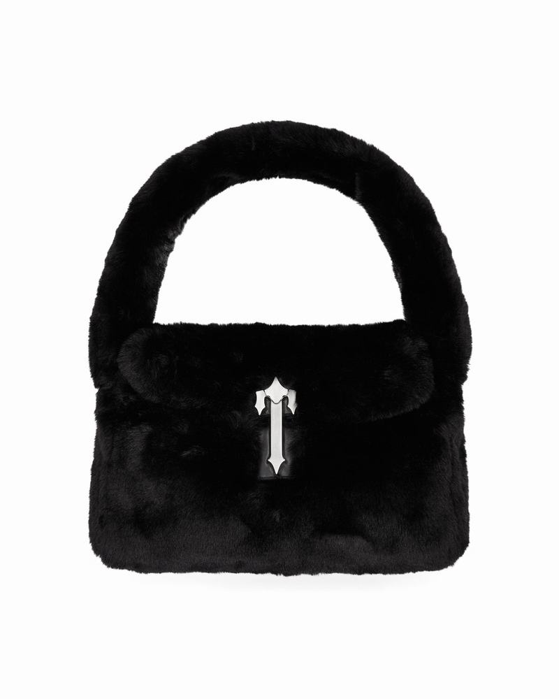 Bolsas Trapstar Cobra T Fur Mujer Negros | Mexico-37502