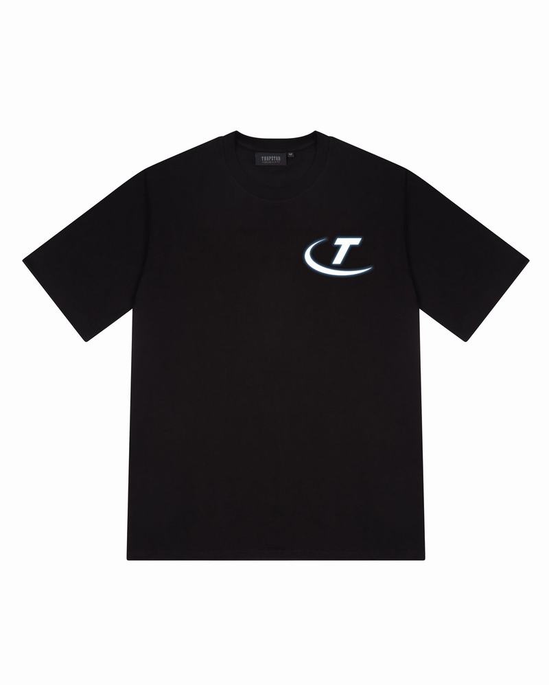 Camiseta Trapstar Charge It Tee Hombre Negros | Mexico-02693