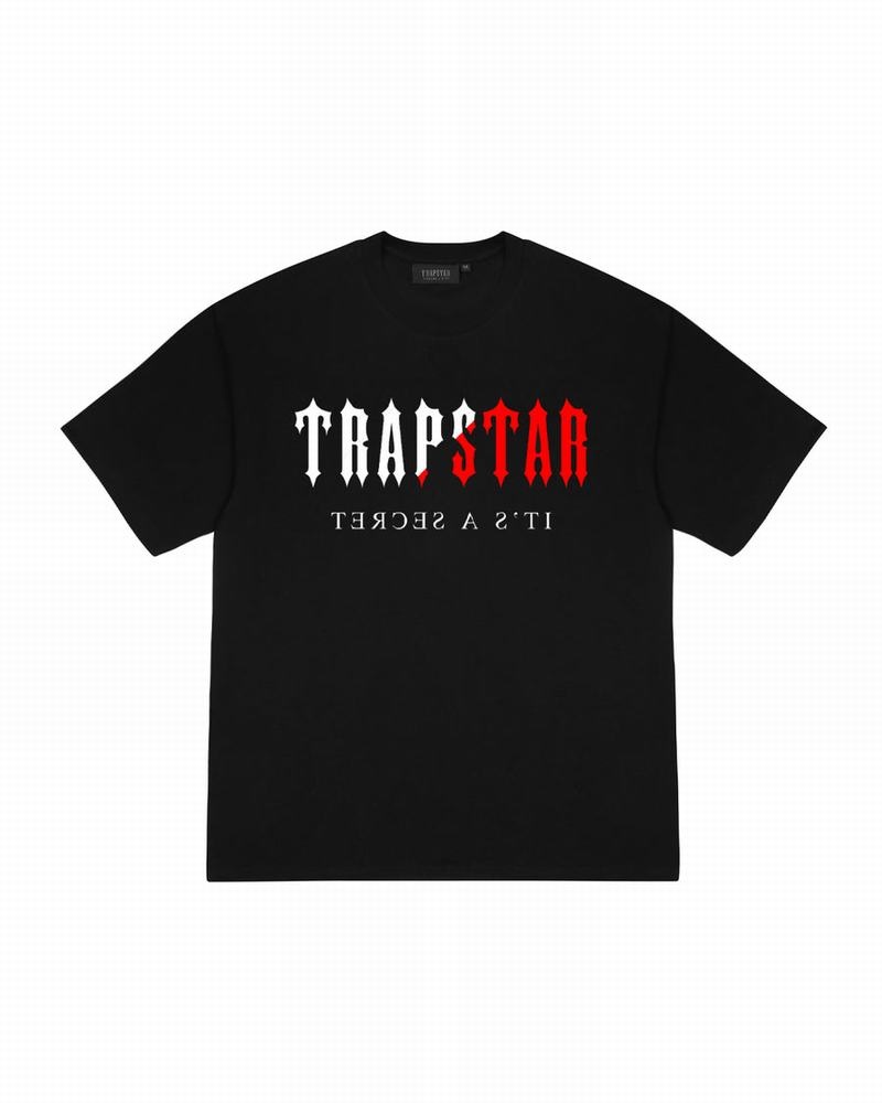 Camiseta Trapstar Decoded Infrared Edition Tee Hombre Negros | Mexico-01954