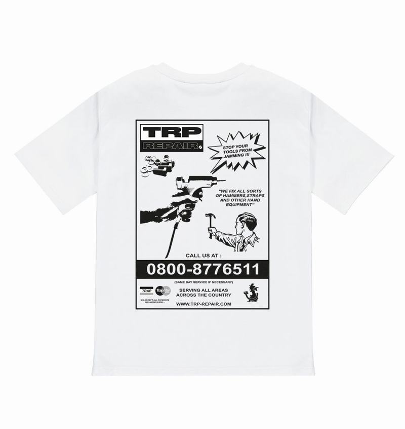 Camiseta Trapstar Don’t Jam Tee Hombre Blancos | Mexico-41659