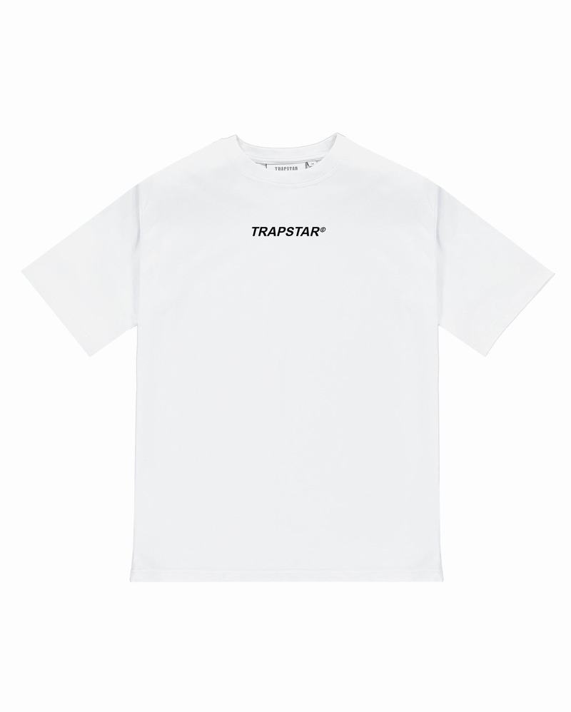 Camiseta Trapstar Global Distribution Tee Hombre Blancos | Mexico-57243