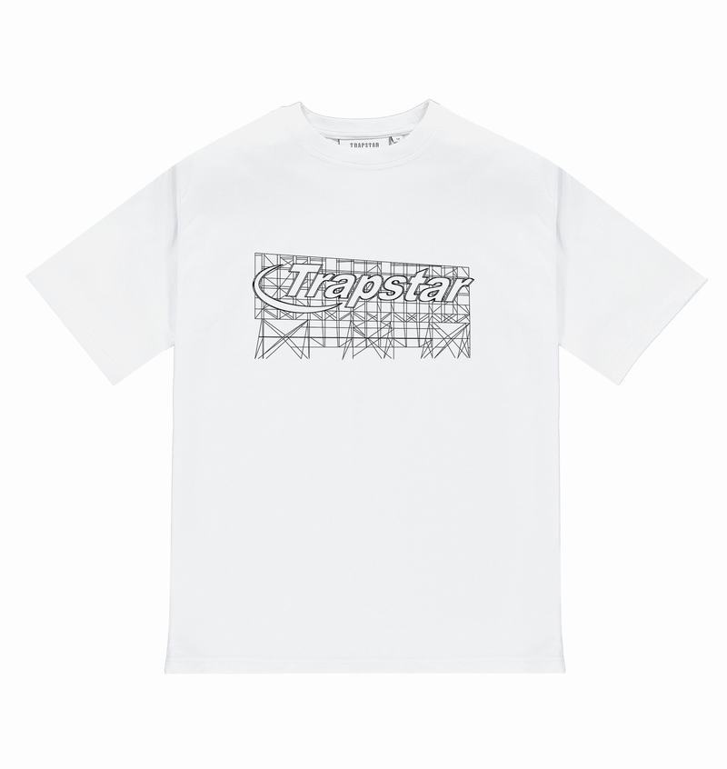 Camiseta Trapstar Hyperdrive DIY Tee Hombre Blancos | Mexico-96105