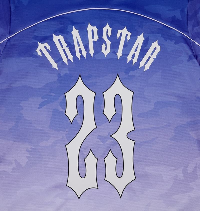 Camiseta Trapstar Irongate Football Jersey Hombre Azules | Mexico-83697