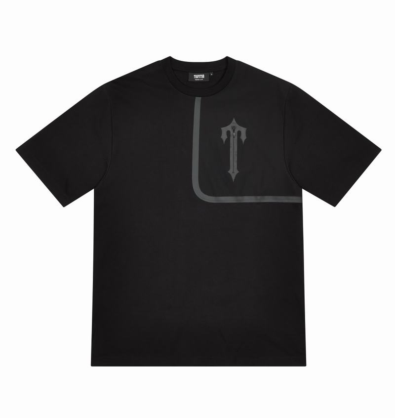 Camiseta Trapstar Irongate T Tech Zip Hombre Negros | Mexico-69312