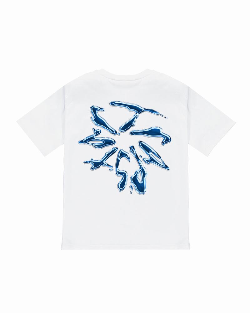 Camiseta Trapstar Liquid Chrome 2.0 Tee Hombre Blancos | Mexico-30796