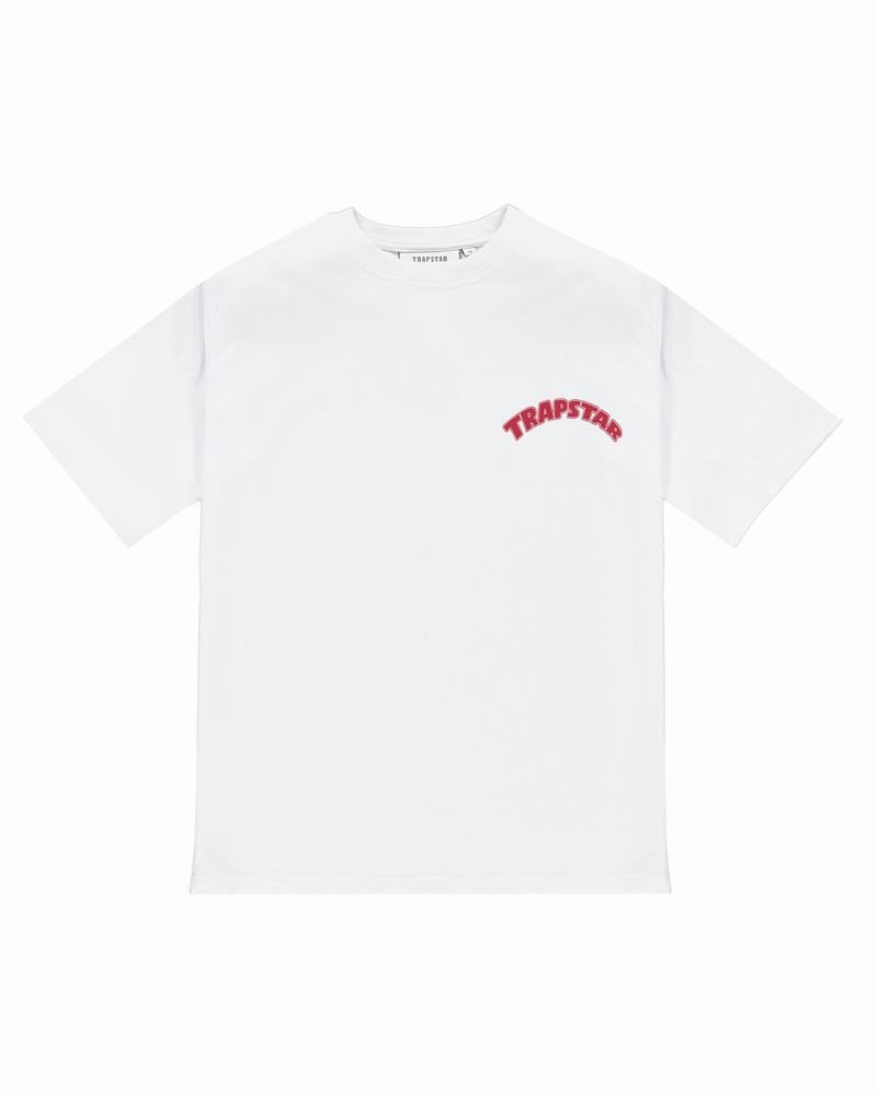 Camiseta Trapstar Makin' Dough Tee Hombre Blancos Rojos | Mexico-19274