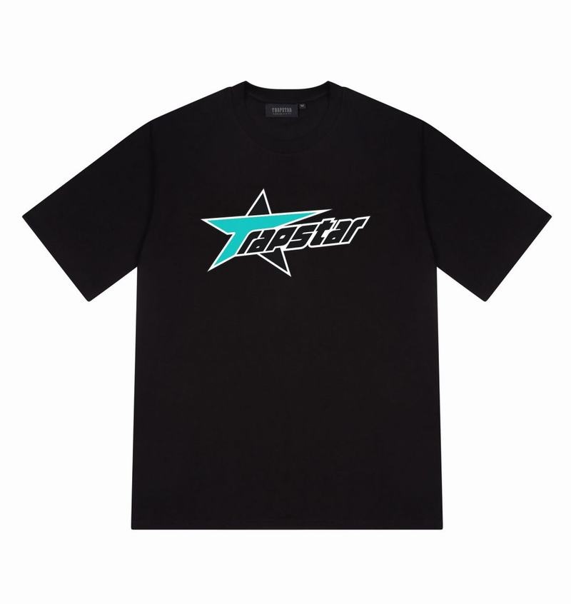 Camiseta Trapstar Rockstar Tee Hombre Negros | Mexico-40628