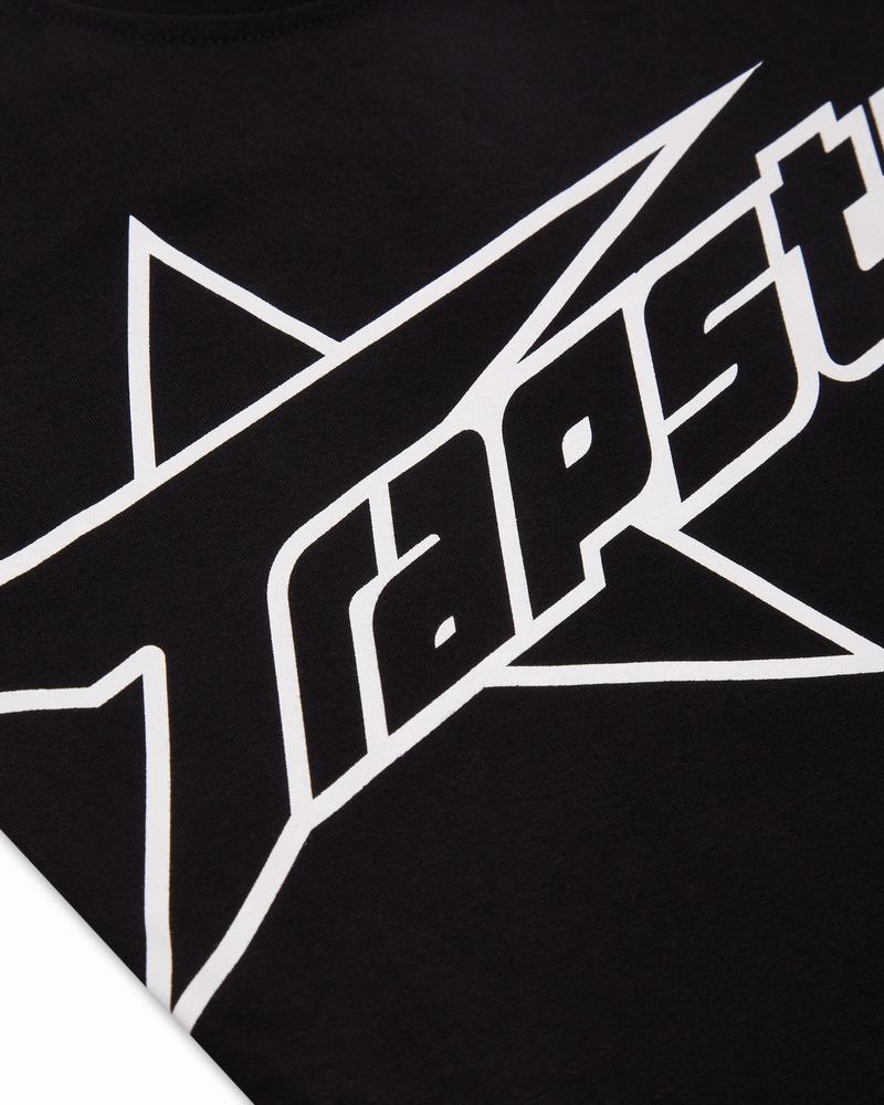 Camiseta Trapstar TS Baby Tee Mujer Negros | Mexico-17392