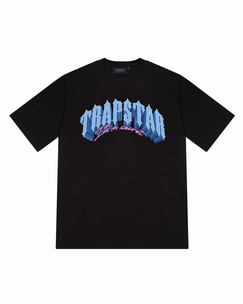 Camiseta Trapstar Trap City Tee Hombre Negros | Mexico-23098