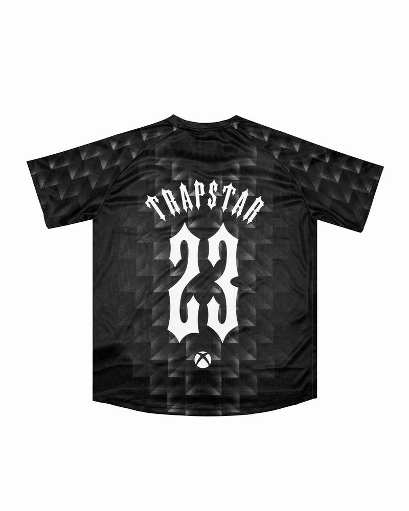 Camiseta Trapstar Xbox Football Jersey Hombre Negros | Mexico-34986