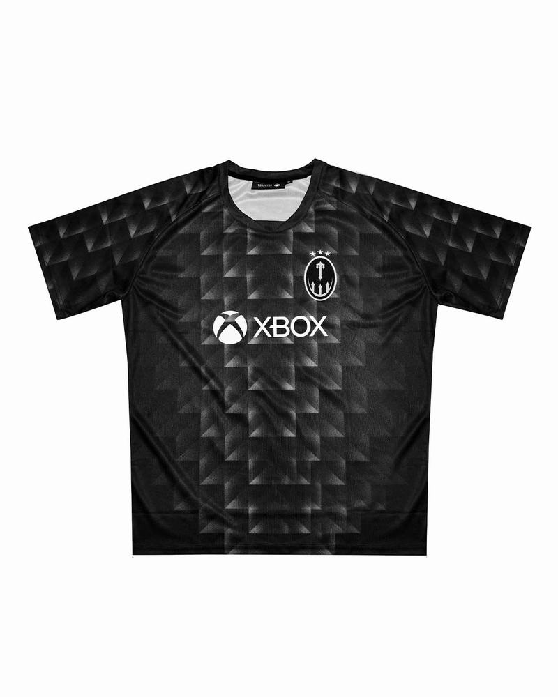 Camiseta Trapstar Xbox Football Jersey Hombre Negros | Mexico-34986