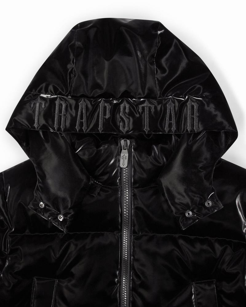 Chamarras Trapstar Arch AW23 Encapuchado Puffer Mujer Negros | Mexico-15243