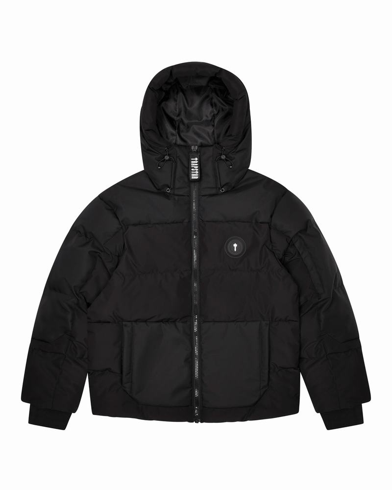 Chamarras Trapstar Decoded AW23 Puffer Hombre Negros | Mexico-34297