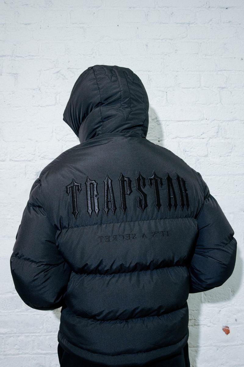 Chamarras Trapstar Decoded Encapuchado Puffer 2.0 Hombre Negros | Mexico-95267