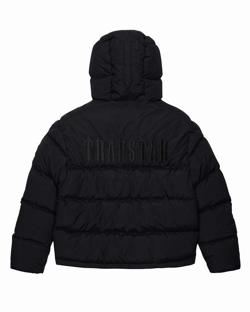 Chamarras Trapstar Decoded Encapuchado Puffer 2.0 Hombre Negros | Mexico-95267