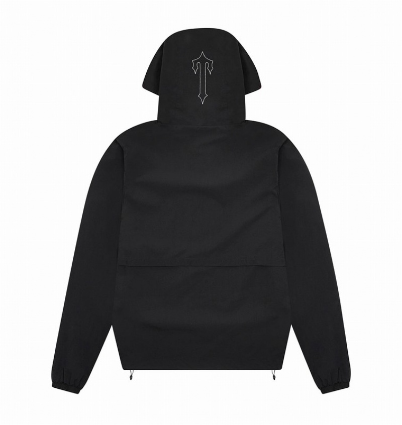 Chamarras Trapstar Decoded Windbreaker Hombre Negros Blancos | Mexico-39860