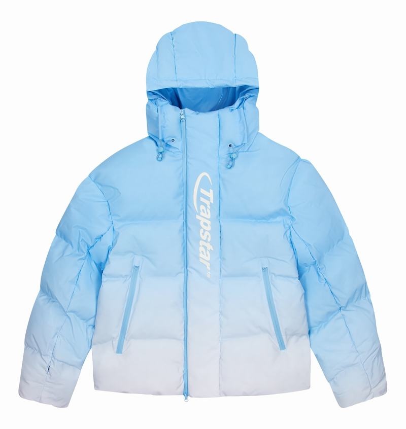 Chamarras Trapstar Hyperdrive Technical Puffer Hombre Azules | Mexico-47153