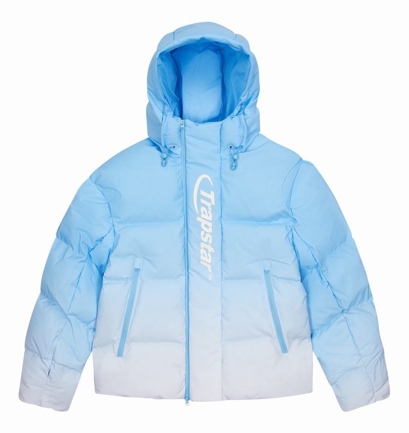 Chamarras Trapstar Hyperdrive Technical Puffer Hombre Azules | Mexico-47153