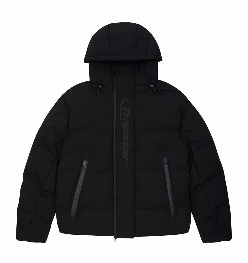 Chamarras Trapstar Hyperdrive Technical Puffer Hombre Negros | Mexico-12938