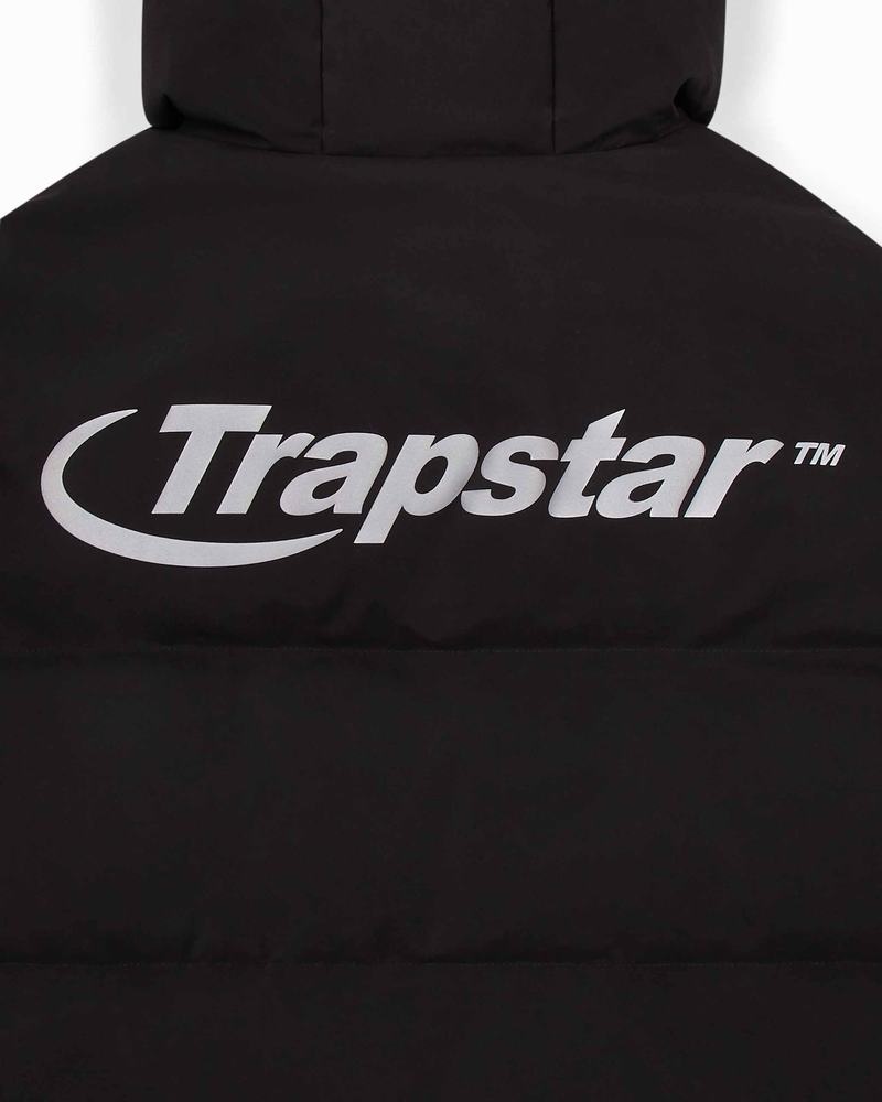 Chamarras Trapstar Hyperdrive Technical Puffer Hombre Negros | Mexico-93251