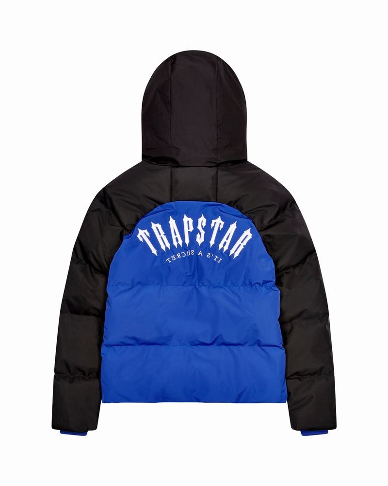 Chamarras Trapstar Irongate Arch Puffer AW23 Hombre Azules Negros | Mexico-82740