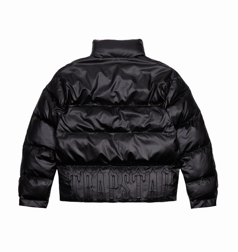 Chamarras Trapstar Irongate Embossed Puffer Hombre Negros | Mexico-39571