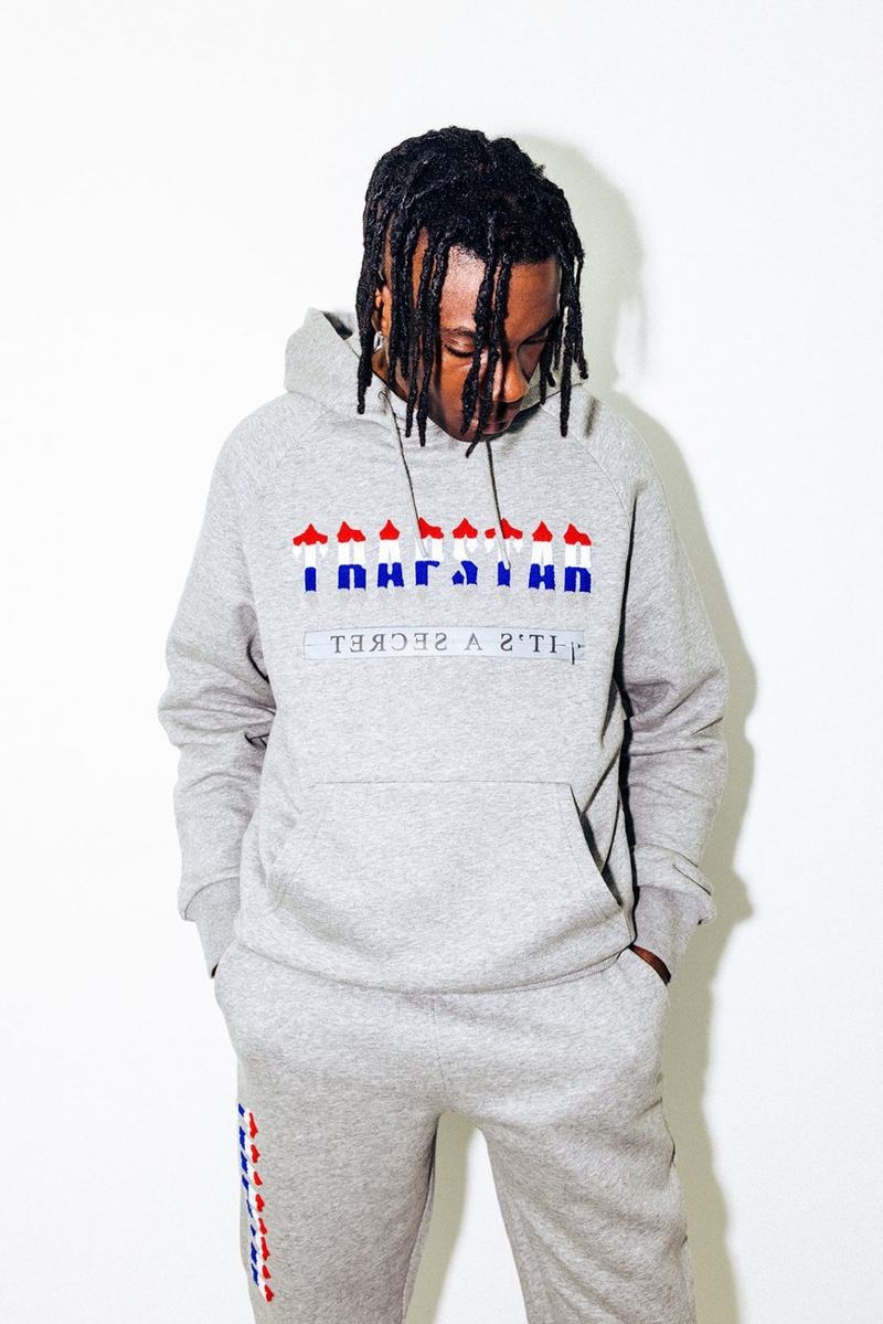 Chandals Trapstar Chenille Decoded 2.0 Hoodie Hombre Grises | Mexico-73928