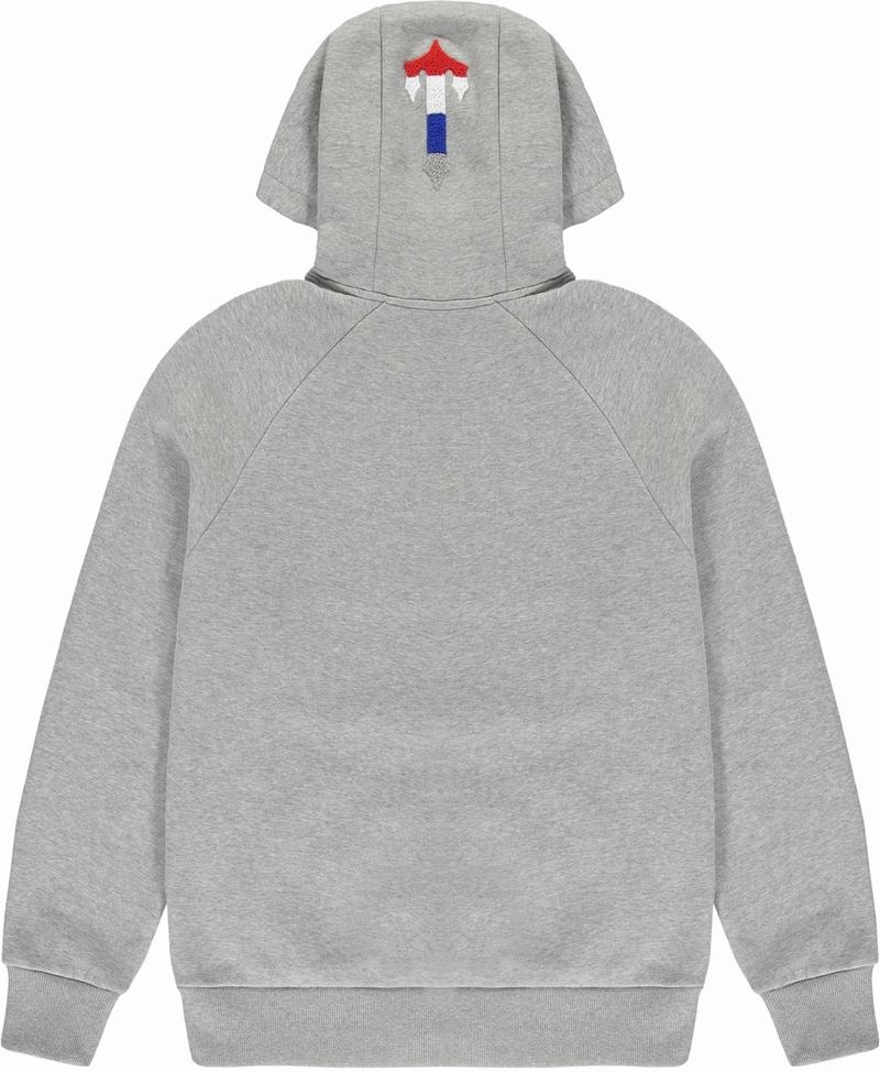 Chandals Trapstar Chenille Decoded 2.0 Hoodie Hombre Grises | Mexico-73928