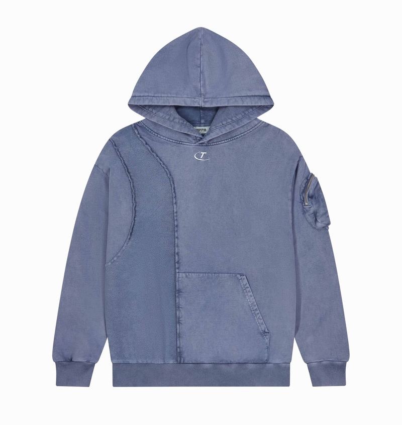 Chandals Trapstar Construct Hoodie Hombre Azules | Mexico-95783