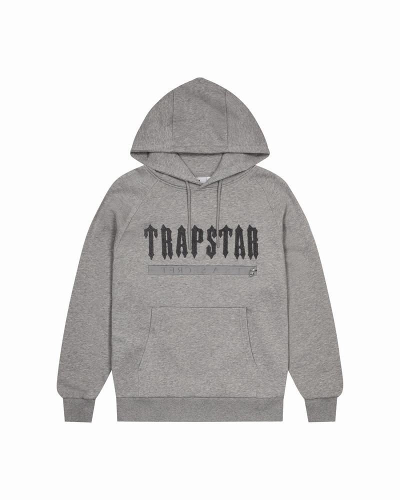 Chandals Trapstar Decoded Chenille 2.0 Hoodie Hombre Grises | Mexico-64238