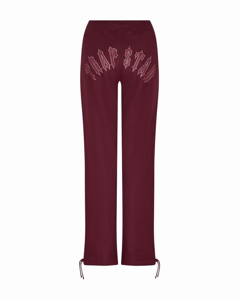 Chandals Trapstar Mesh Irongate Arch Joggers Mujer Vino | Mexico-47235